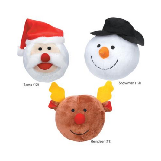 Grriggles Snowball Gang Dog Toys, 5" Reindeer