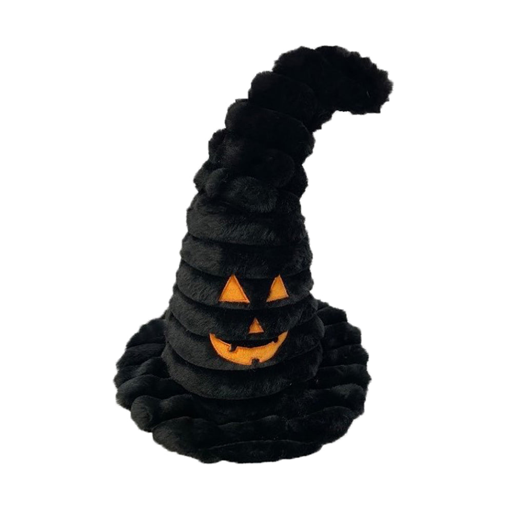 PetLou 15" Halloween Witch Hat Plush Dog Toy