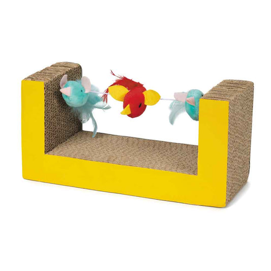 Pet Park Blvd Cat Scratcher With Birds