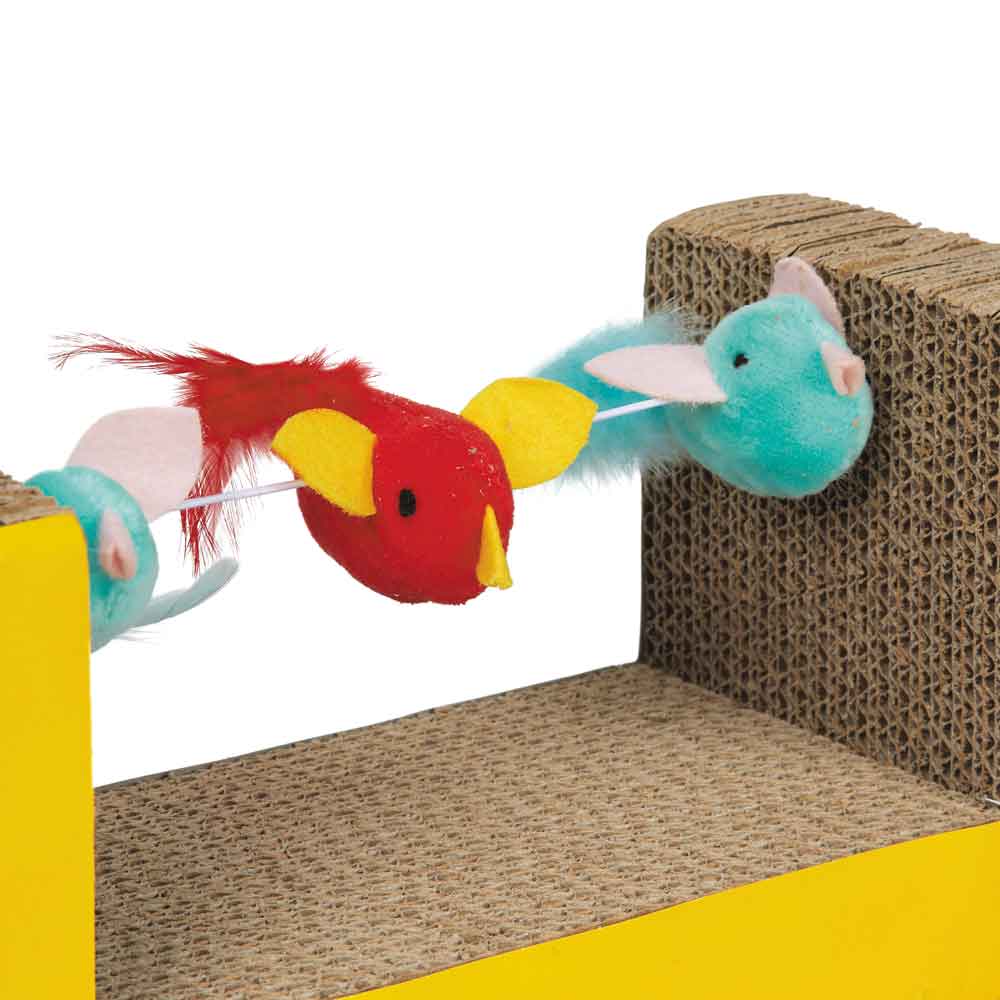 Pet Park Blvd Cat Scratcher With Birds