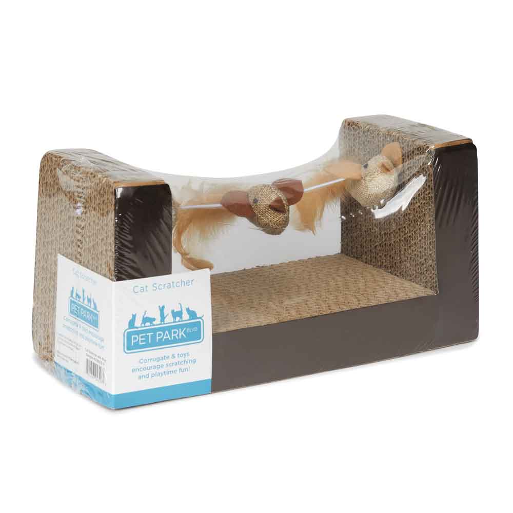 Pet Park Blvd Cat Scratcher With Mice