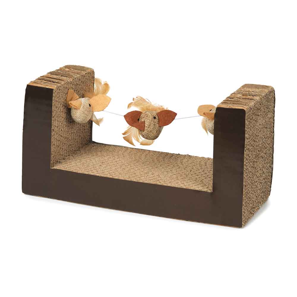 Pet Park Blvd Cat Scratcher With Mice