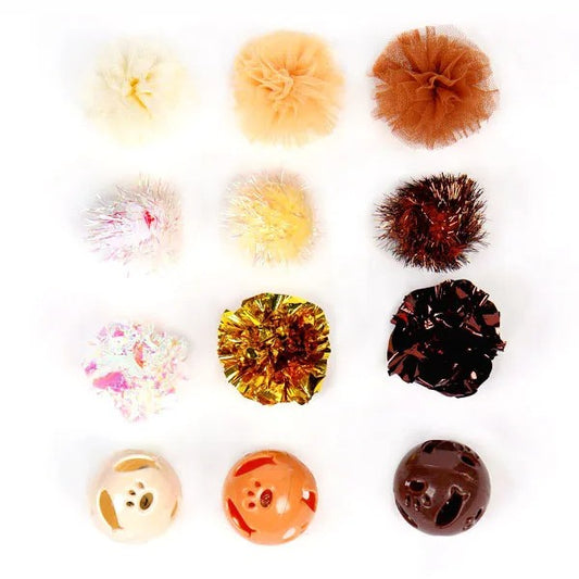 Pet Park Blvd Assorted Cat Ball Toys 12 pk