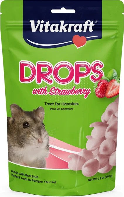 VitaKraft Drops with Strawberry for Hamsters - 5.3 oz