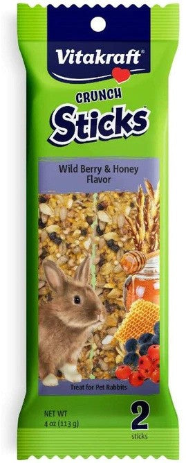 VitaKraft Wild Berry & Honey Flavor Crunch Sticks - 2 Sticks