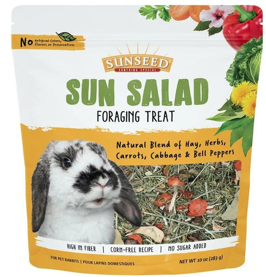 Sunseed Sun Salad Rabbit Foraging Treat - 10 oz