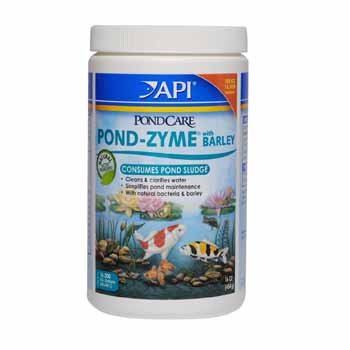 API POND-ZYME SLUDGE DESTROYER Pond Water Cleaner With Barley 1-Pound Container