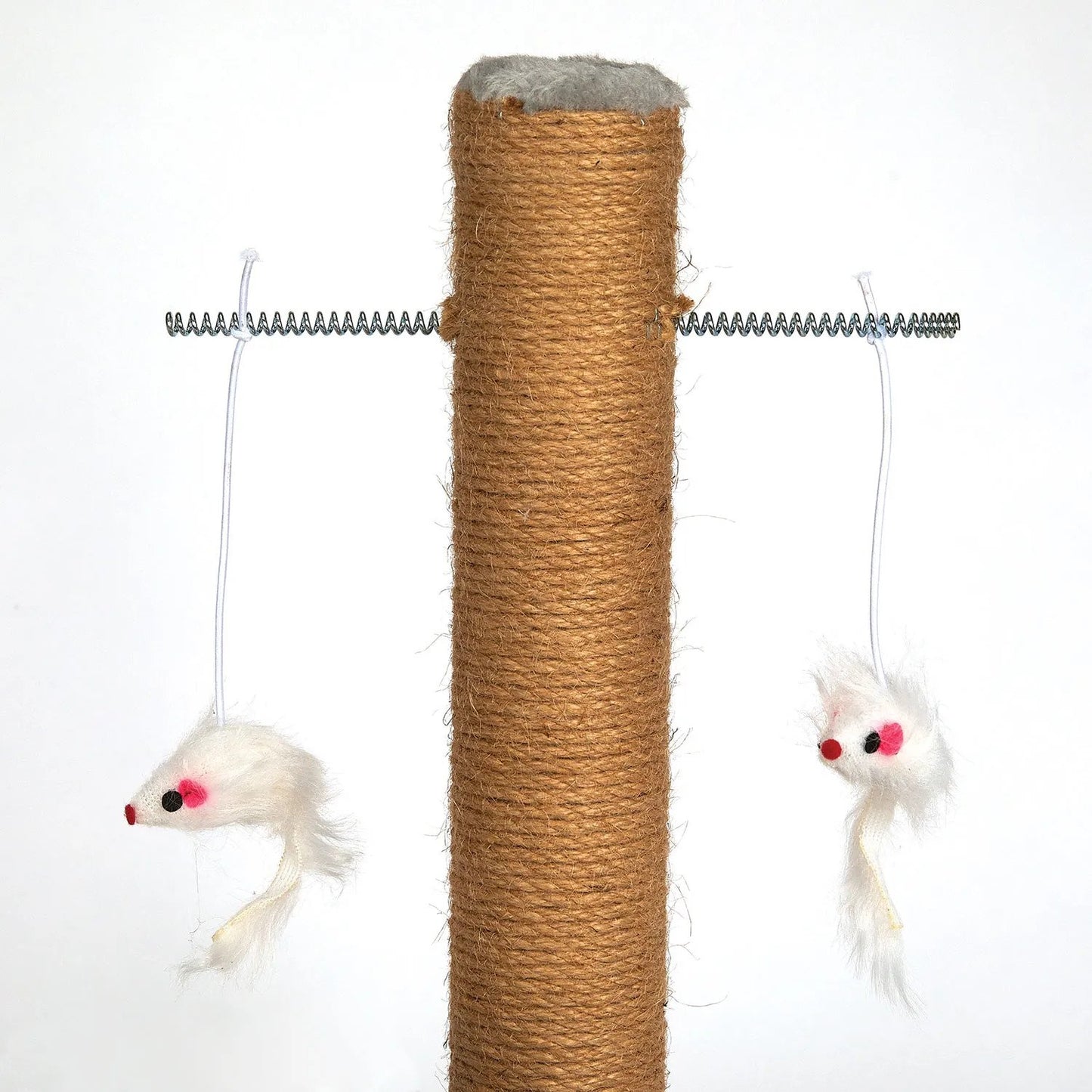 Meow Town Paw Bridge & Scratcher Pole Cat Toy