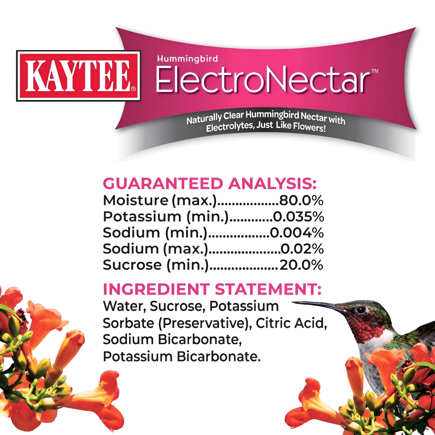 Kaytee Hummingbird Electronectar, Ready To Use, 16 Ounces