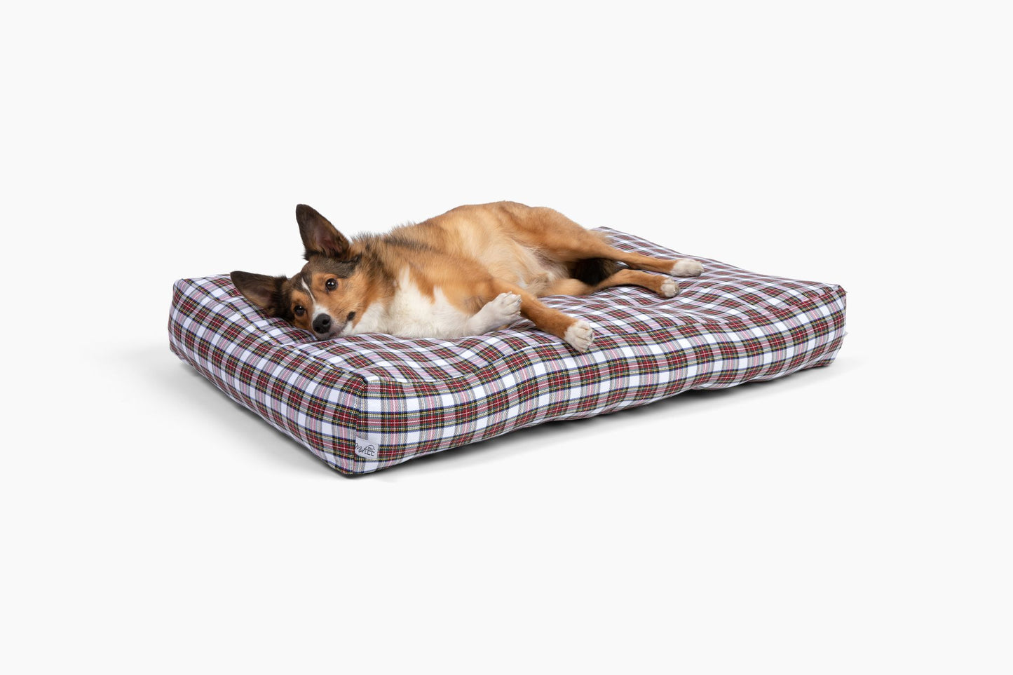 Midlee Christmas Plaid Dog Bed Cover