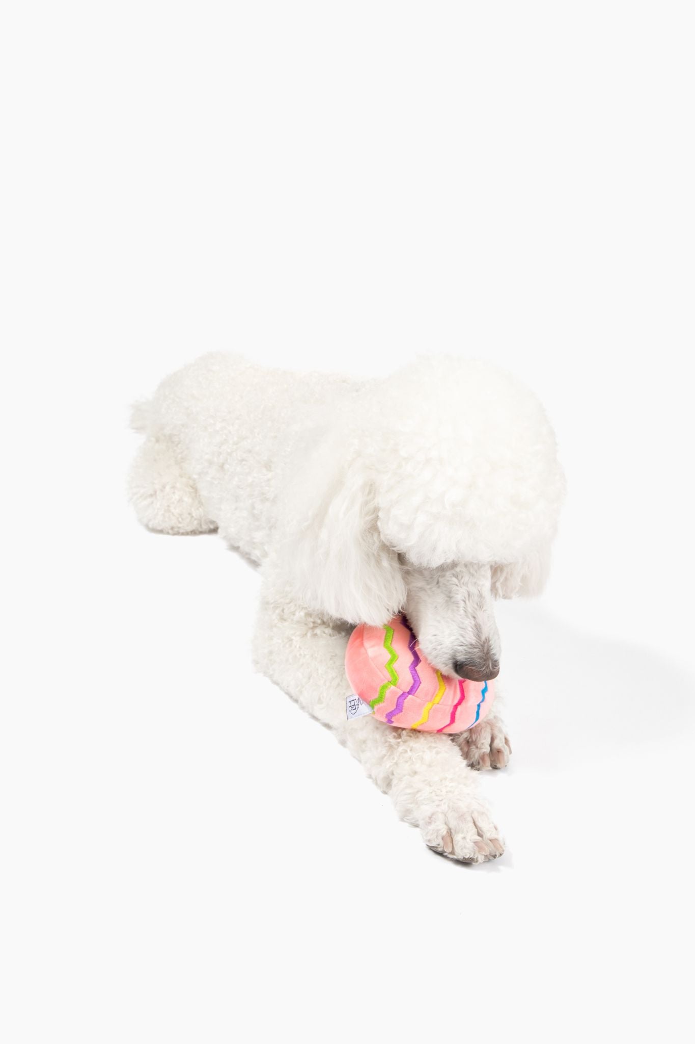 Midlee Easter Egg Plush Dog Toy - Pink (Large)