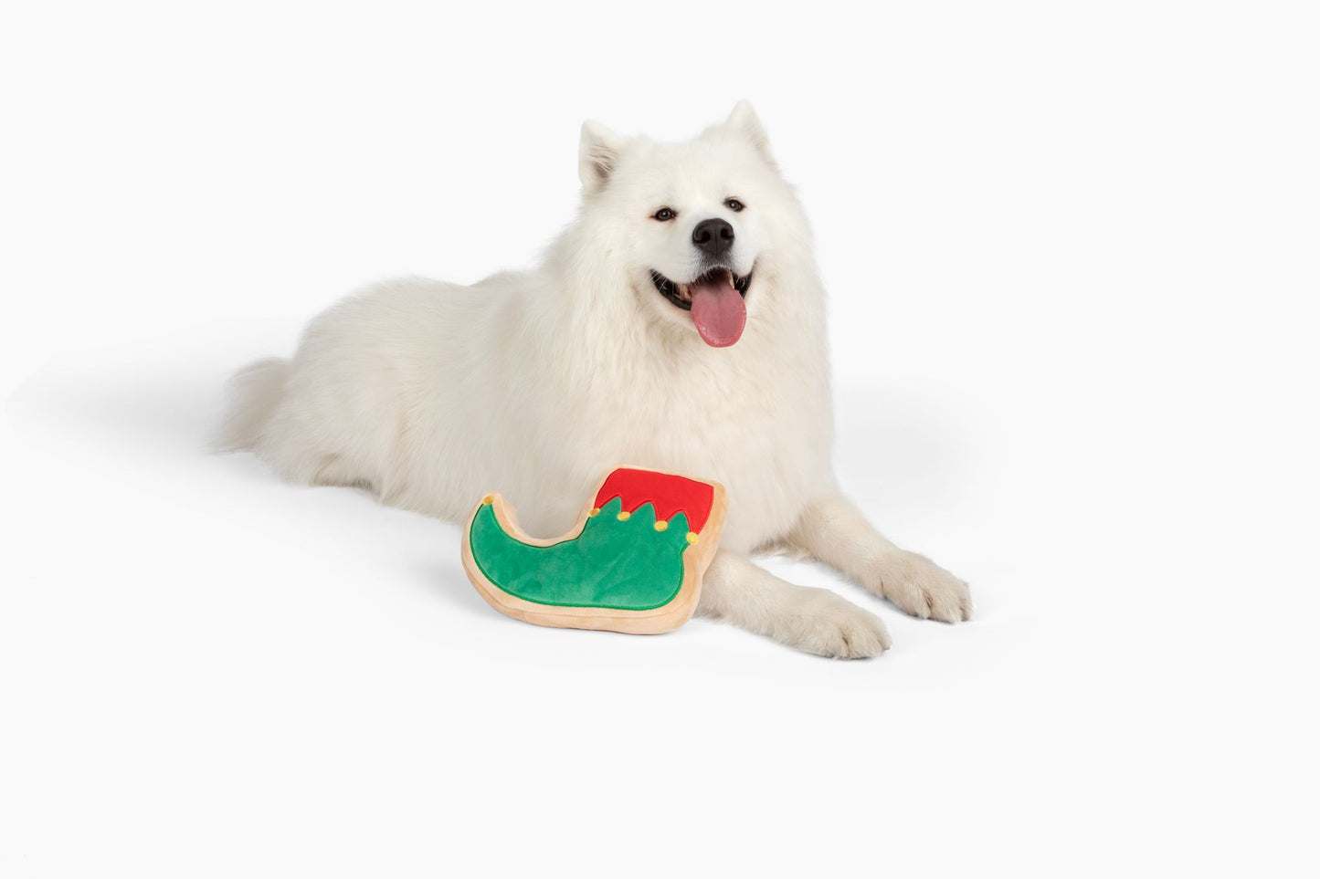 Midlee Elf Shoe Sugar Cookie Dog Toy