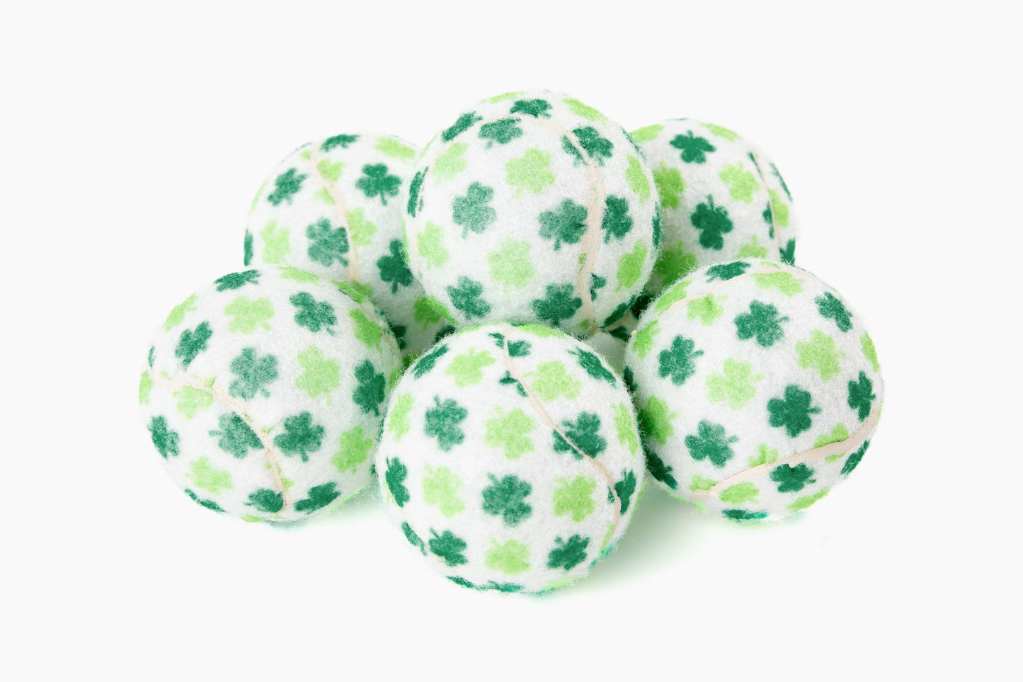 St. Patrick's Day Shamrock Dog Tennis Balls (Regular)
