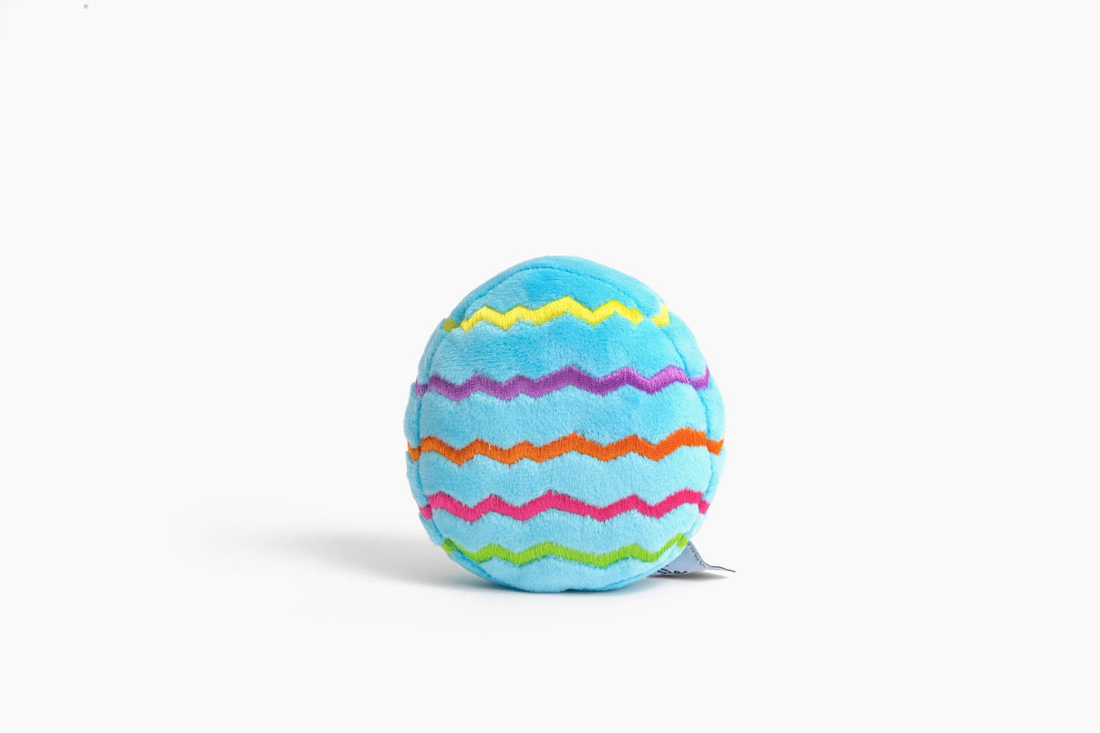 Midlee Plush Easter Egg Dog Toy Blue Midlee Designs