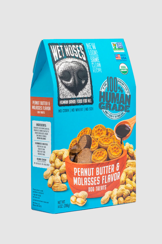 Wet Noses Peanut Butter/Molasses, 14-Ounce Boxes (Pack of 3)
