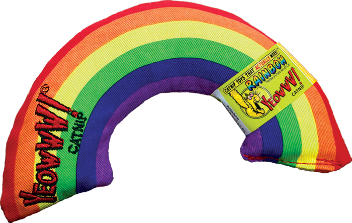 DuckyWorld Products Inc. Yeowww! Catnip Toy- Rainbow