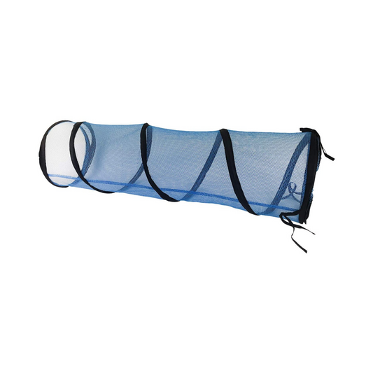 Midlee Mesh Outdoor Cat Tunnel- Blue