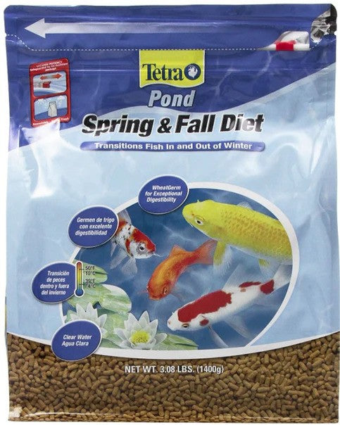 Tetra Pond Spring and Fall Diet Fish Food - 3.08 Lbs- DS