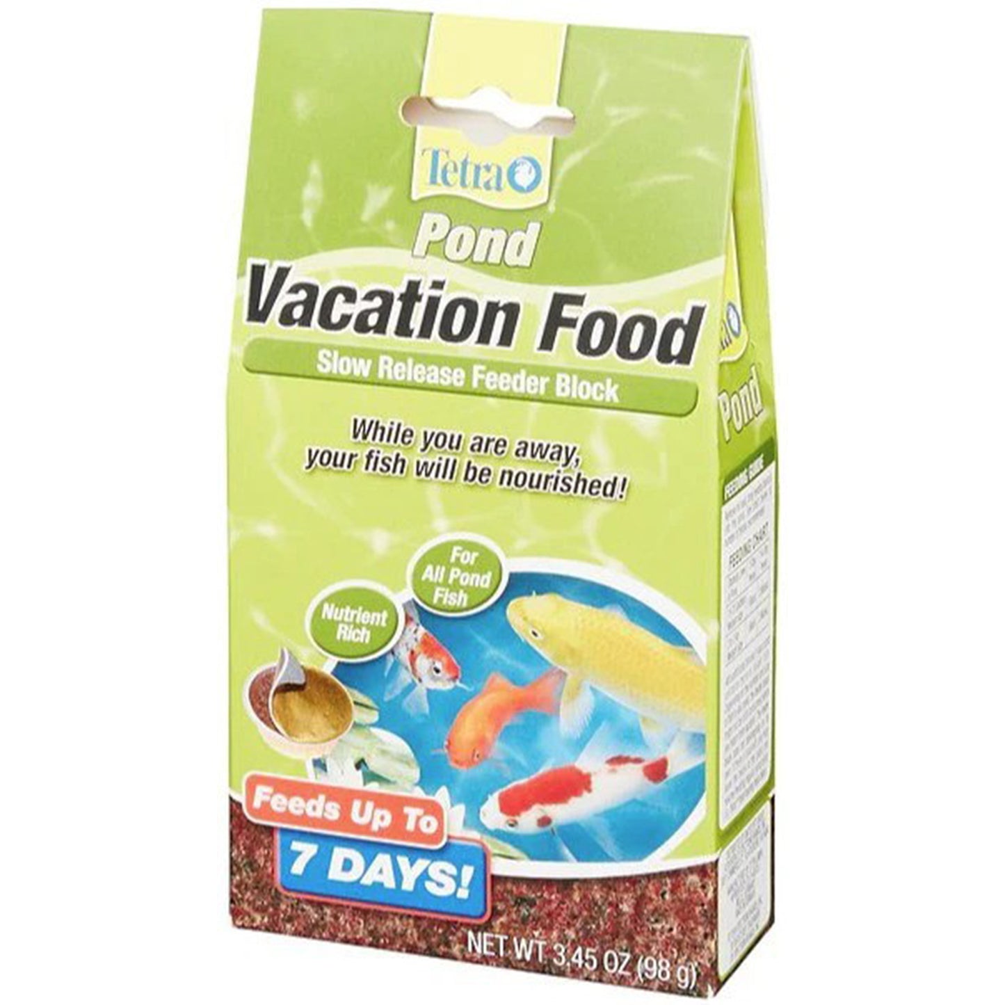 Tetra Pond Vacation Food Slow Release Feeder Block - 3.85 Oz