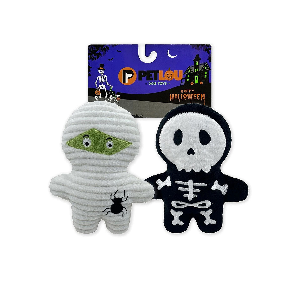 Petlou Pals-Mummy & Bone Dog Toys - 7"