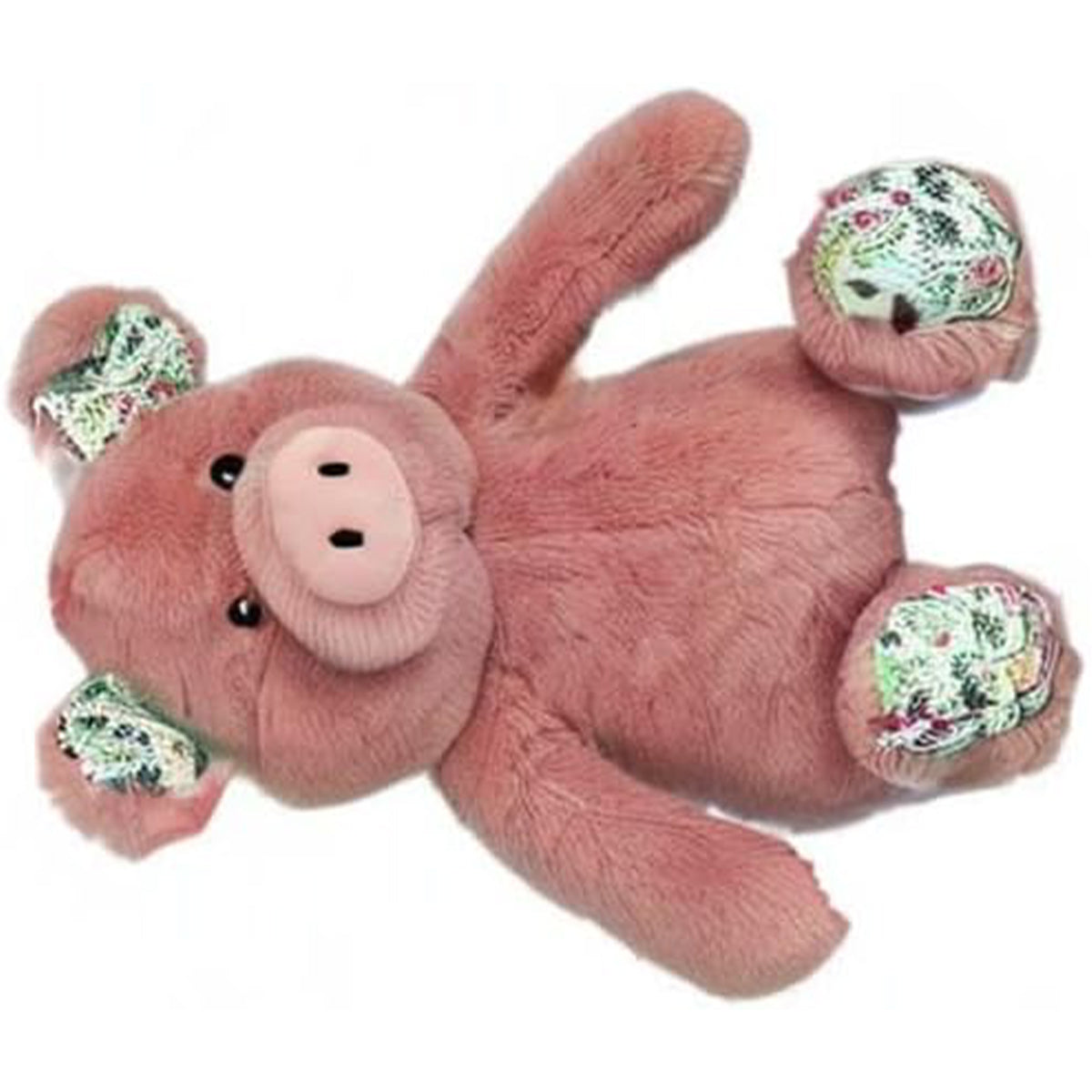 Petlou Pig, 15-inch Mauve Super Soft, Animal Plush Dog Toy