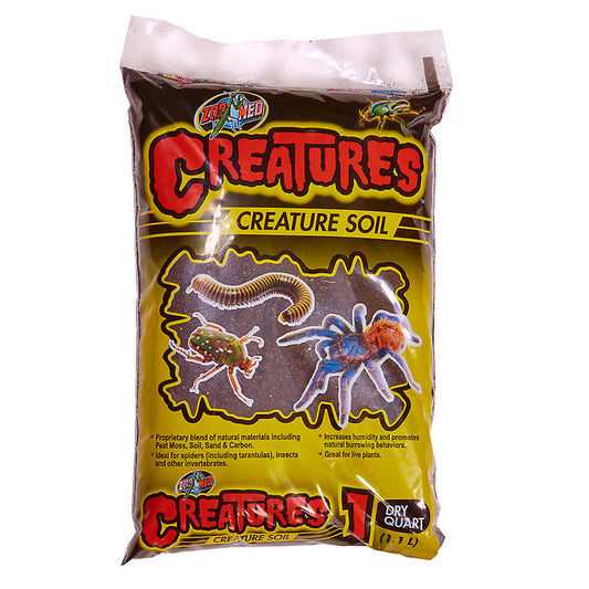 Zoo Med Creatures Creature Soil - 1 Dry Quart (1.1 Liter)