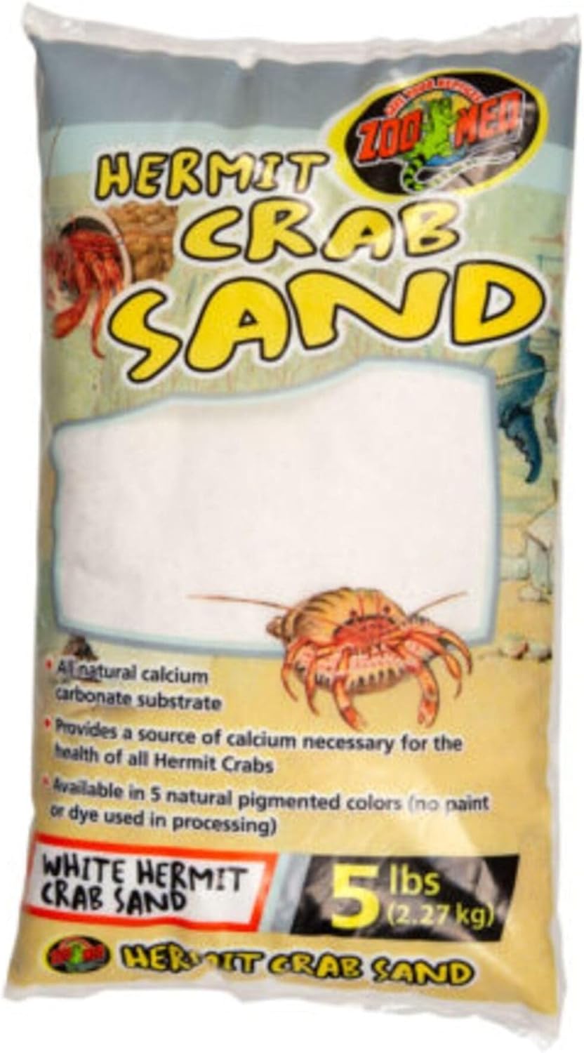 Zoo Med White Hermit Crab Sand - 5 lbs