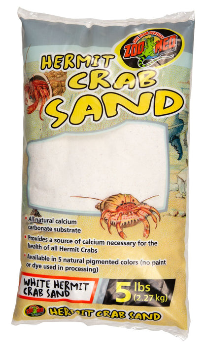 Zoo Med White Hermit Crab Sand - 5 lbs