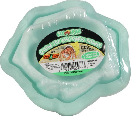 Zoo Med Laboratories Hermit Crab Combo Glow Bowl (2 count)