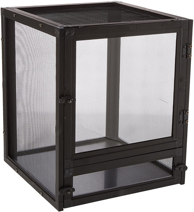 Zoo Med Nano Breeze Aluminum Screen Cage Habitat (10"L x 10"W x 12"H)