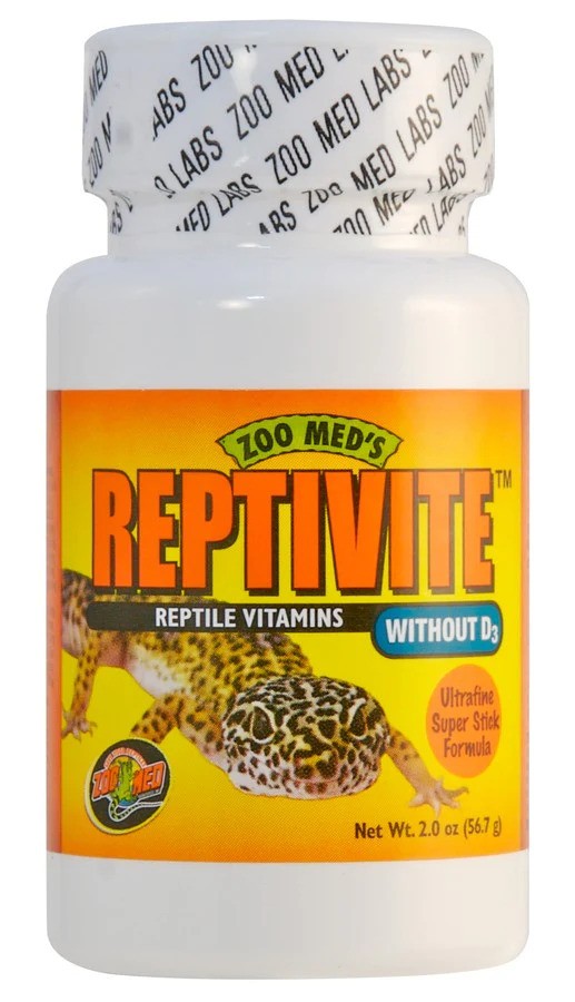 Zoo Med Reptivite Reptile Vitamins without D3 - 2 oz