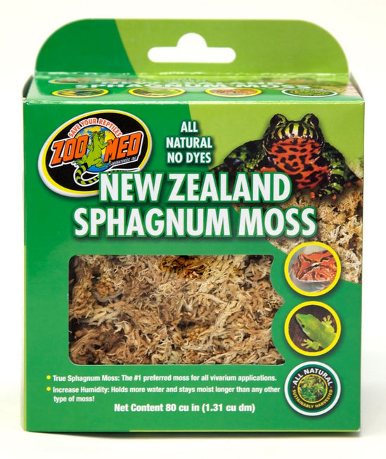 Zoo Med New Zeland Sphangnum Moss - 80 Cubic Inches