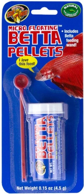 Zoo Med Micro Floating Betta Pellets - 0.15 oz