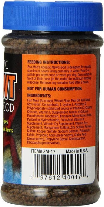 Zoo Med Aquatic Newt Food (2 oz)