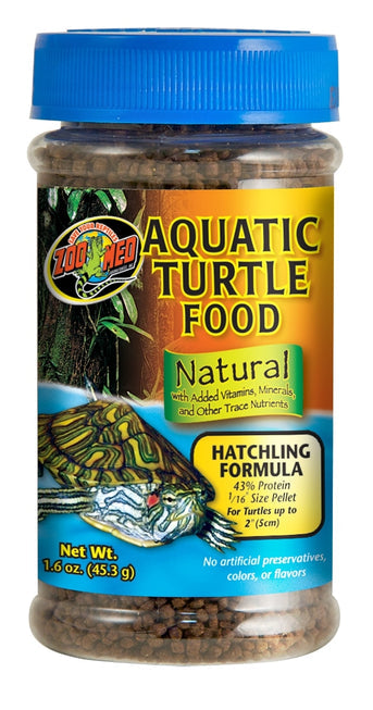 Zoo Med Natural Hatchling Formula Aquatic Turtle Dry Food - 1.6oz