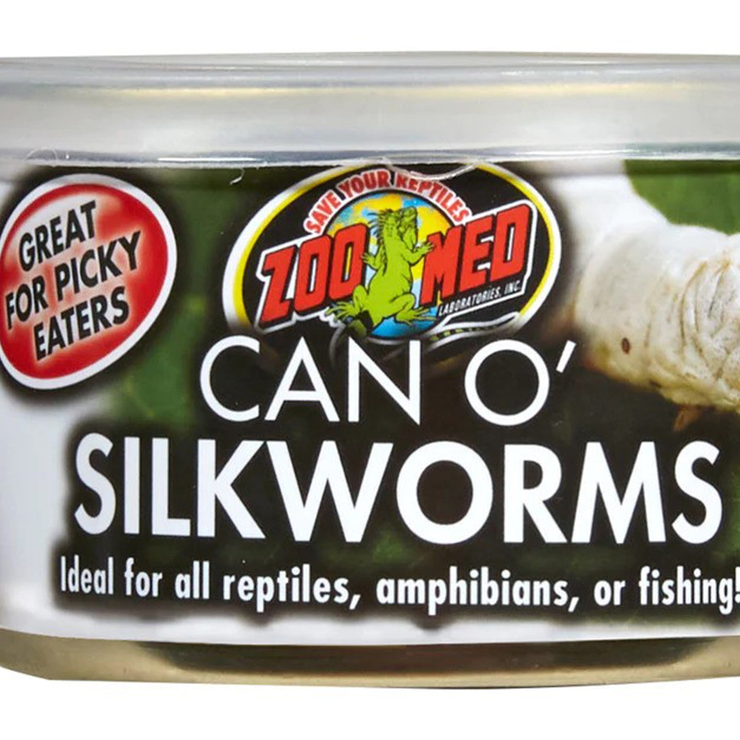 Zoo Med Can O' Silkworms - 1.2 oz