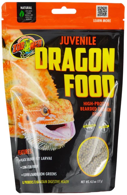 Zoo Med Juvenile Bearded Dragon Food - 4.5 oz