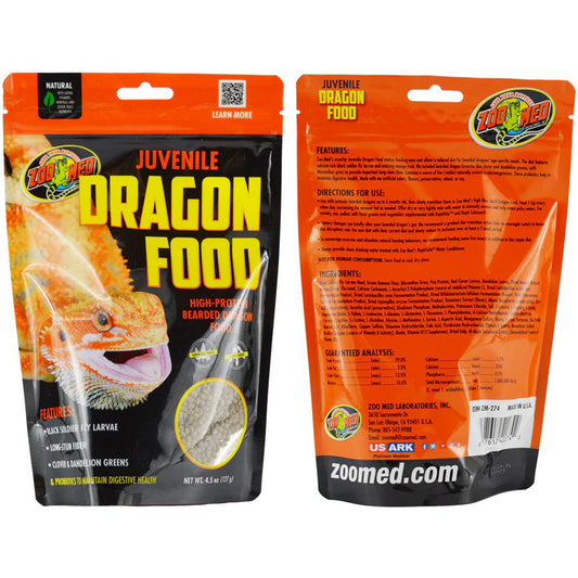 Zoo Med Juvenile Bearded Dragon Food - 4.5 oz