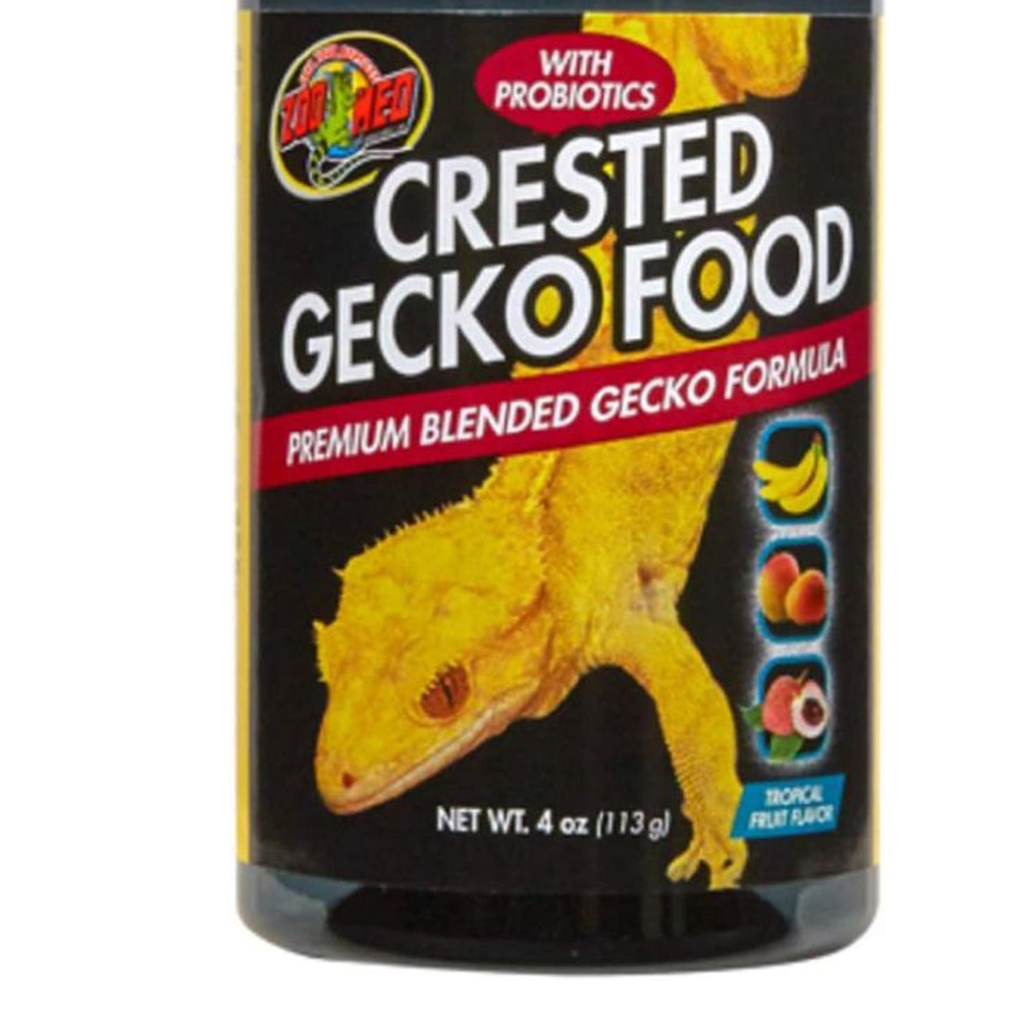 Zoo Med Crested Gecko Food Tropical Fruit Flavor - 4 oz (113 g)