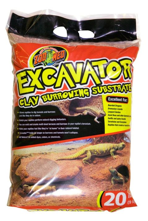 Zoo Med Excavator Clay Burrowing Reptile Substrate - 20 lb