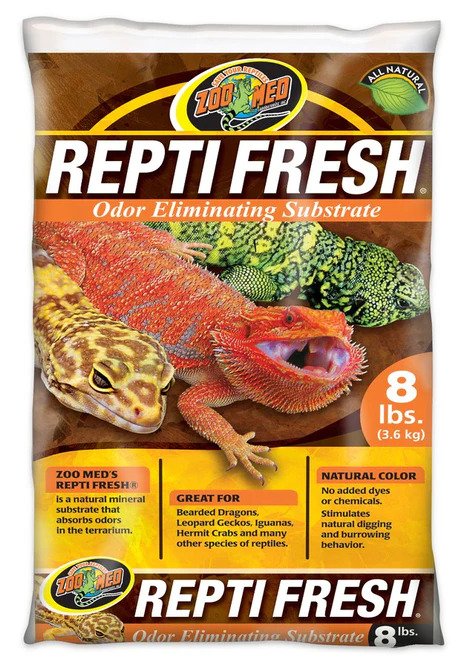 Zoo Med Repti Fresh Odor Eliminating Substrate- 8lbs- DS