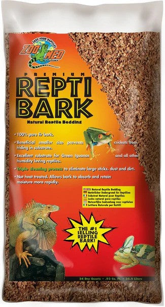 Zoo Med Premium Repti Bark Natural Reptile Bedding - 24 Quarts
