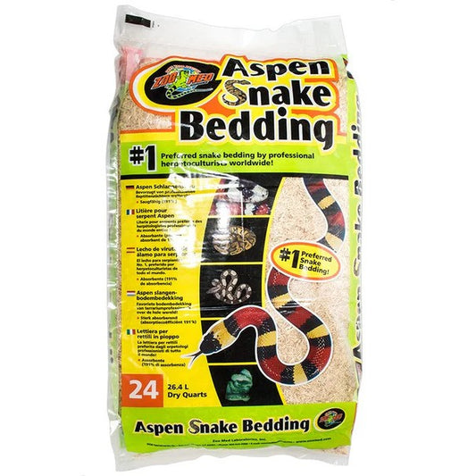 Zoo Med Aspen Snake Bedding- 24 Quarts- DS