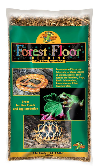 Zoo Med Forrest Floor Bedding - All Natural Cypress Mulch- 8 quarts