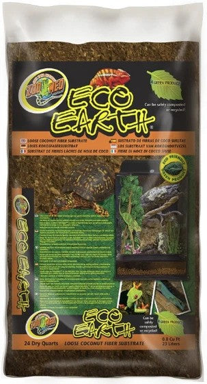 Zoo Med Eco Earth Loose Coconut Fiber Substrate - 24 Quarts