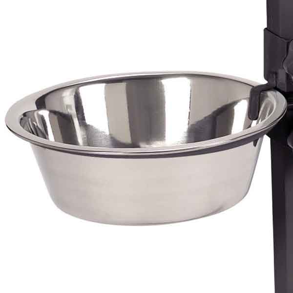 Pro Select Stainless Steel Adjustable Dog Diner Bowl Diners