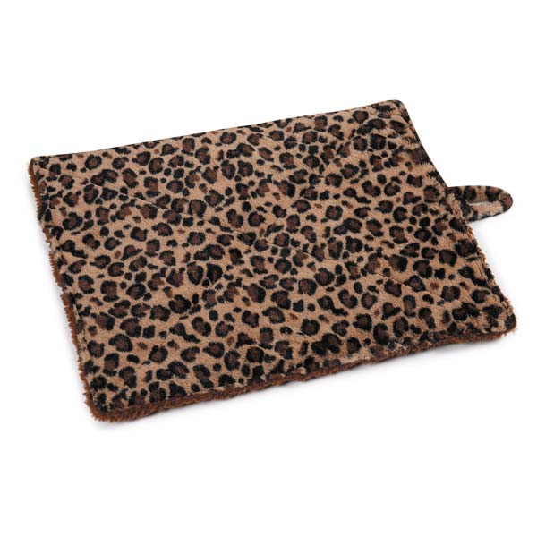 Meow Town ThermaPet Innovative Warming Thermal Cat Mats - Brown Leopard