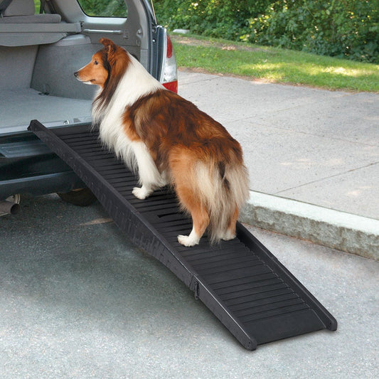 Cruising Companion Black Tri-Fold Vehicle Pet Ramp- DS