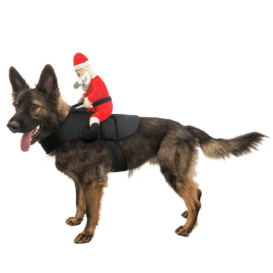 Midlee Santa Claus Jockey Dog Costume (Large)