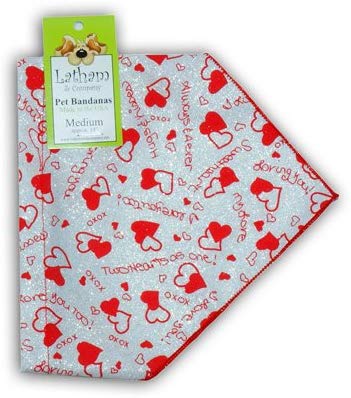 Latham & Company Valentine's Day Dog Bandanas